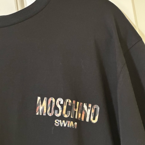 Moschino designer new black swim shirt L - Picture 5 of 7